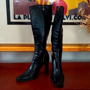 Gianni Bravo black leather boots